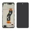 Дисплей для Tecno Spark 20 (KJ5n), с тачскрином и рамкой, черный миниатюра 1