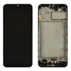 Дисплей Samsung M215F/DS Galaxy M21, M307F/DS Galaxy M30s з тачскрином і рамкою в зборі, колір чорний, сервісний оригінал мініатюра 1