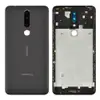 Задня кришка Nokia 3.1 Plus Dual Sim, колір чорний мініатюра 1