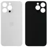 Задняя крышка для iPhone 14 Pro, цвет серебро, с большим отверстием под камеру миниатюра 1