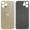 Задняя крышка для iPhone 12 Pro Max, цвет золотой, с большим отверстием под камеру миниатюра 1
