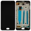 Дисплей для Meizu M6 з тачскрином та рамкою, колір чорний, оригінал із заміненим склом мініатюра 1