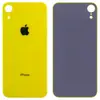 Задняя крышка для iPhone XR, цвет желтый, с большим отверстием под камеру миниатюра 1