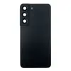 Задняя крышка для Samsung S901 Galaxy S22, со стеклом камеры, цвет черный миниатюра 1