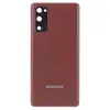 Задня кришка для Samsung G780F Galaxy S20 FE, зі склом камери, колір червоний мініатюра 1