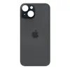 Задня кришка для iPhone 15, колір чорний, з великим отвором під камеру мініатюра 1