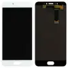 Дисплей для Meizu MX6 з тачскрином у зборі, 22pin, колір білий, оригінал. мініатюра 1