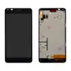 Дисплей Microsoft Nokia 640 Lumia Dual Sim с тачскрином и рамкой в сборе, цвет черный миниатюра 1