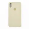 Силіконовий чохол для iPhone Xs (5.8), колір бежевий мініатюра 1