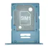 Держатель сим карты для Samsung M346 Galaxy M34, цвет синий, 2 sim миниатюра 1