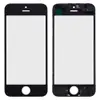 Скло з рамкою та ОСА плівкою для iPhone 5S, колір чорний мініатюра 1