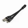 Кабель Type-C Baseus Nimble (CATMBJ-01) 0.23м, цвет черный миниатюра 1