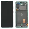 Дисплей для Samsung G780 Galaxy S20 FE (GH82-24220D), з таскріном і рамкою в зборі, колір зелений, сервісний оригінал мініатюра 1