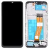 Дисплей для Samsung A035F Galaxy A03 2022 (GH81-21625A), с тачскрином и рамкой в сборе, цвет черный, сервисный оригинал миниатюра 1