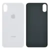 Задняя крышка для iPhone XS, цвет белый, с большим отверстием под камеру миниатюра 1