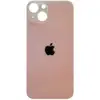 Задня кришка для iPhone 13, колір рожевий, з великим отвором під камеру мініатюра 1