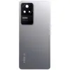 Задняя крышка для Xiaomi Poco F4/ Redmi K40S, со стеклом камеры, цвет серебро миниатюра 1