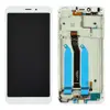 Дисплей для Xiaomi Redmi 6, Redmi 6A з тачскрином та рамкою в зборі, колір білий, оригінал. мініатюра 1