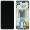 Дисплей для Realme GT Neo 2, с тачскрином и рамкой в сборе, цвет черный, IPS миниатюра 1