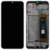 Дисплей для Samsung A235F Galaxy A23 2022 (GH82-28563A), з тачскріном і рамкою в зборі, колір чорний, сервісний оригінал мініатюра 1