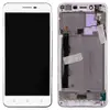 Дисплей для Lenovo A6020 Vibe K5 Plus/Lemon 3 (A6020a46), з тачскріном і рамкою в зборі, колір білий мініатюра 1