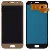 Дисплей для Samsung A720F /DS Galaxy A7 (2017) с тачскрином в сборе, цвет золотой, OLED small LCD миниатюра 1