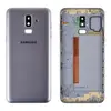 Задняя крышка для Samsung J810F Galaxy J8 (2018), цвет серебро миниатюра 1