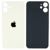 Задня кришка для iPhone 12 Mini, колір білий, з великим отвором під камеру мініатюра 1