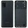 Задня кришка для Samsung A037 Galaxy A03s 2021, зі склом камери, колір чорний мініатюра 1