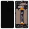 Дисплей для Samsung A022F /DS Galaxy А02 2021, M022 Galaxy M02, BV065WBM-L07-DB01_R2.2 з тачскріном і рамкою в зборі, колір чорний, оригінал з заміненим склом мініатюра 1