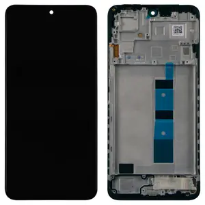 Дисплей для Xiaomi Redmi Note 12, с тачскрином в сборе, 4g, ips, цвет черный, с рамкой