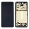 Дисплей для Samsung A525F /DS Galaxy A52 2021 з тачскріном і рамкою в зборі, колір чорний, OLED small LCD мініатюра 1
