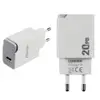 Зарядний пристрій Aspor A825 USB-C 20W, колір білий мініатюра 1