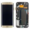 Дисплей для Samsung G928 Galaxy S6 Edge Plus з тачскріном і рамкою, колір золотий, сервісний оригінал мініатюра 1