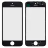 Скло з рамкою та ОСА плівкою для iPhone 5, колір чорний мініатюра 1