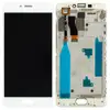 Дисплей для Meizu M5 Note з тачскрином та рамкою в зборі, колір білий, оригінал із заміненим склом мініатюра 1