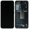 Дисплей для Samsung S911 Galaxy S23 2023, з тачскріном і рамкою, чорний, IPS мініатюра 1