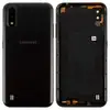 Задня кришка для Samsung A015F Galaxy A01, зі склом камери, колір чорний мініатюра 1