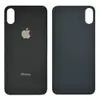Задня кришка для iPhone XS, колір space grey, з великим отвором під камеру мініатюра 1