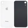 Задня кришка для iPhone XR, колір білий, зі склом камери мініатюра 1