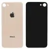 Задня кришка для iPhone 8, колір золотий, з великим отвором під камеру мініатюра 1