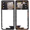 Середня частина корпуса для Infinix Zero 5G 2023, зі склом камери, колір чорний мініатюра 1