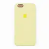 Силіконовий чохол для iPhone 6 (4.7), 6S (4.7), колір mellow yellow, оригінал мініатюра 1