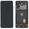Дисплей для Samsung G780 Galaxy S20 FE (GH82-24263A), з таскріном і рамкою, чорний, сервісний оригінал мініатюра 1