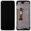 Дисплей для OPPO A53, A32 2020 з тачскріном і рамкою в зборі, колір чорний мініатюра 1
