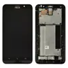 Дисплей для Asus ZenFone 2 (ZE551ML) c тачскрином и рамкой в сборе, цвет черный миниатюра 1