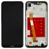Дисплей для Huawei P20 Lite/Nova 3e (ANE-L21/ANE-LX1) з тачскрином та рамкою в зборі, колір чорний, Orig PRC мініатюра 1