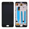 Дисплей для Meizu M6 з тачскрином та рамкою в зборі, колір чорний мініатюра 1