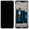 Дисплей для Realme C55, з тачскріном і рамкою в зборі, колір чорний мініатюра 1