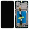 Дисплей для Samsung A226F Galaxy A22 2021 5G (GH81-20694A), з тачскріном і рамкою в зборі, колір чорний, сервісний оригінал мініатюра 1